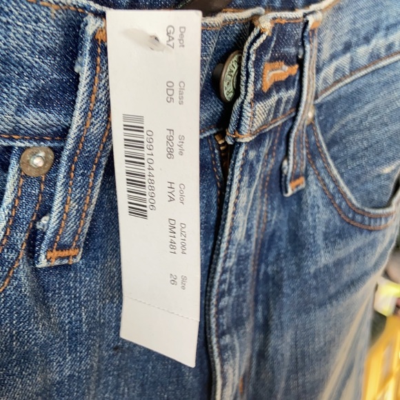 26 🔖 J. CREW POINT SUR Jeans Denim Stevie X Rocker Jeans F9286 HYA - Picture 4 of 11